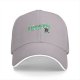 Black Baseball Cap With Green Scandalacious Graphic Print