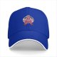 Black Baseball Cap With Pink Fairy Princess Graphic Print