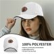 Black Baseball Cap With Cute Black Cat In Autumn Leaves Print