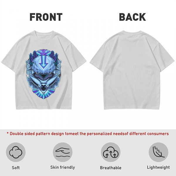 Olive T-Shirt With Avatar The Last Airbender Appa Graphic
