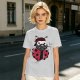 Olive Green T-Shirt With Bearded Ladybug Print