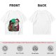Olive T-Shirt with Santa and Thanksgiving Turkey Graphic
