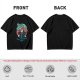 Olive t-shirt with modern mermaid graphic and 'I wanna be where the people aren't' text