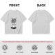 Olive t-shirt with Black Coffee gothic angry cup pentagram print