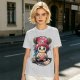 Olive T-shirt with One Piece Tony Tony Chopper Graphic Print