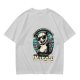 Olive graphic tee with sarcastic hungry opossum in sunglasses