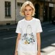 Olive T-Shirt With Cute Octopus Drawing Artwork Print