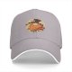 Black baseball cap with cute ghost pumpkin pie fall design