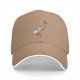 Black Baseball Cap With Falling Red White Blue Popsicle Art