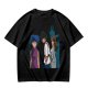Anime Character Graphic Olive Green T-Shirt