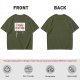 Olive t-shirt with cat holding 'It Probably Can Get Worse' sign