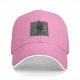 Black Baseball Cap With Glitch Art Black Cat Graphic