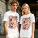Olive t-shirt with Sunday's Vibes Shiba Inu relaxing graphic