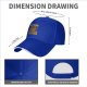 Black baseball cap with 'Caution May Bite Before Caffeine' graphic