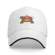 Black Baseball Cap with Grinning Pumpkin Crossbones Halloween Graphic
