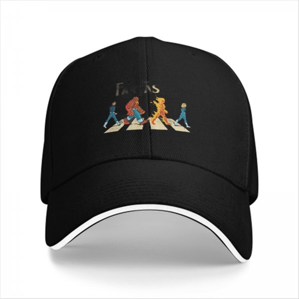 Fantastic Four Abbey Road Crosswalk Graphic Baseball Cap