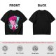 Olive T-shirt with Hisoka Anime Character and Ace of Hearts Print