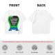 Olive T-Shirt With Dinosaur Graphic And Self Belief Text