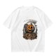 Olive Halloween Skeleton Pumpkin Graphic T-Shirt