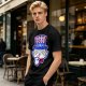 Olive T-Shirt With Patriotic Cat 'I Want You Right Meow' Print