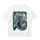 Olive T-Shirt With Sorcerer Mickey Starry Night Artwork