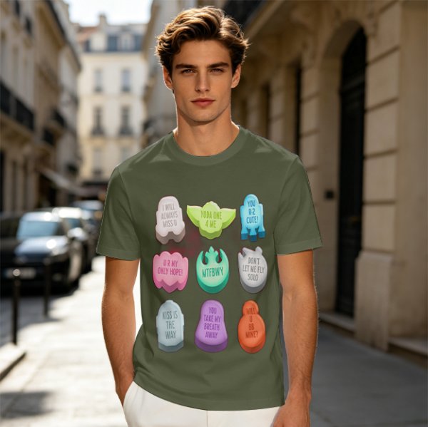 Star Wars Conversation Hearts Graphic Tee
