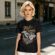 Make Coffee Not War Skeleton Hand Graphic T-Shirt