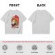 Olive T-Shirt With Ramen Skull Graphic Print