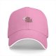 Black Baseball Cap With Cute Cartoon Bird Print