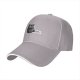 Black Baseball Cap With Cute Cat Holding Chainsaw Purr Print