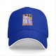 Black Baseball Cap With Funny Cat Couch Killer Tarot Art Print