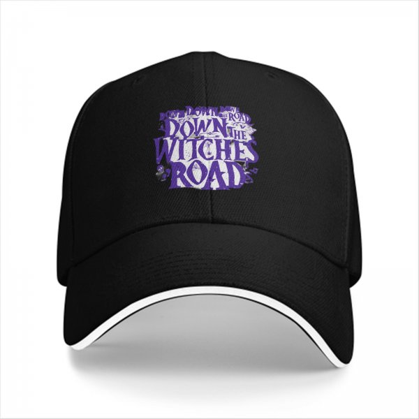 Down The Witches Road Black Baseball Cap