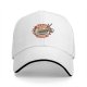 Black Baseball Cap With Ramen Club Graphic Print
