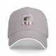Black Baseball Cap With Cake Graphic And Lie Text Print