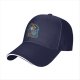 Black Baseball Cap with How to Train Your Dragon Toothless and Hiccup Print