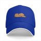 Black Baseball Cap With Sleeping Brown Animal Graphic