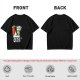 Olive T-Shirt with Surfer Pizza Character and Argyle Pizza Print