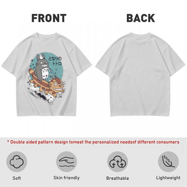 My Neighbor Totoro Characters Catbus Graphic T-Shirt