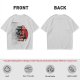 Olive graphic tee with funny cat and leave your problems behind quote
