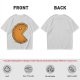 Olive T-Shirt With Pac-Man Style Pumpkin Pie Graphic