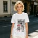 Olive t-shirt with sushi and banshee graphic print