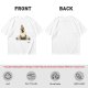 Olive T-Shirt With Surprised Peeking Chicken Graphic And Me? Text
