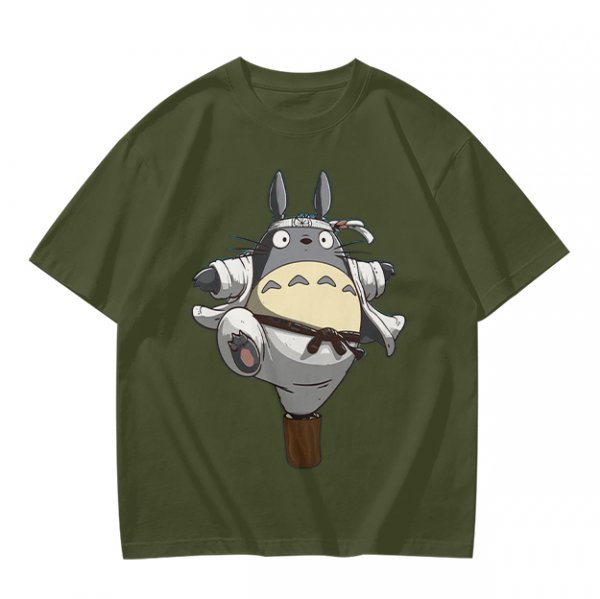 Totoro Karate Fighter Graphic T-Shirt