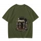 Olive T-Shirt With Skeletons Holding A Beer Pitcher Graphic
