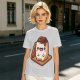 Olive T-Shirt With Cute Smores Character Graphic Print