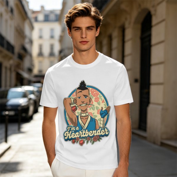Avatar The Last Airbender Sokka I'm A Heartbender Graphic T-Shirt
