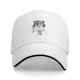 Black baseball cap with cat graphic and 'Put Your Paws Up' text
