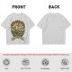 Olive T-shirt with Pirate Ship Homeward Bound Tattoo Style Print