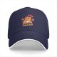 Black Baseball Cap With Cute Cat Feline Good Graphic Print