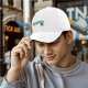 Black Baseball Cap With Green Scandalacious Graphic Print